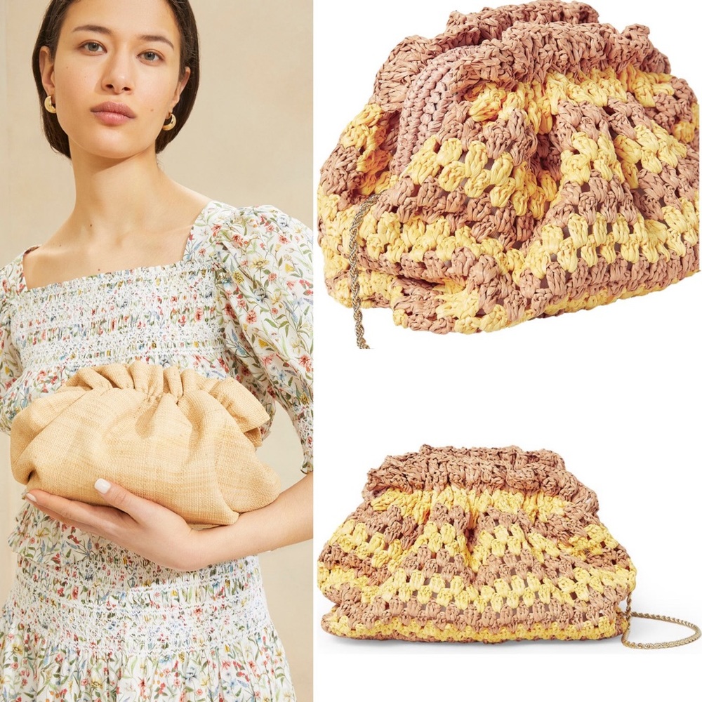 LOEFFLER RANDALL Raffia Clutch - Picture 10 of 10